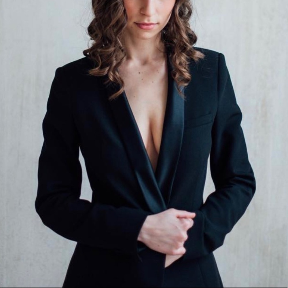 Zara Tuxedo Blazer Size S